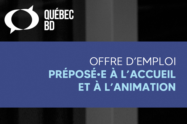 Offre d’emploi – Maison de la BD