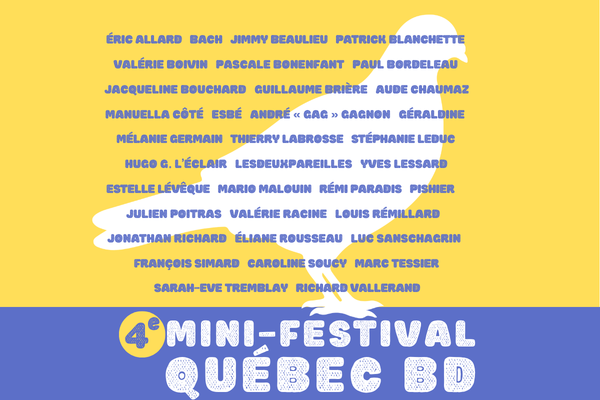 LE 4e MINI-FESTIVAL QUÉBEC BD